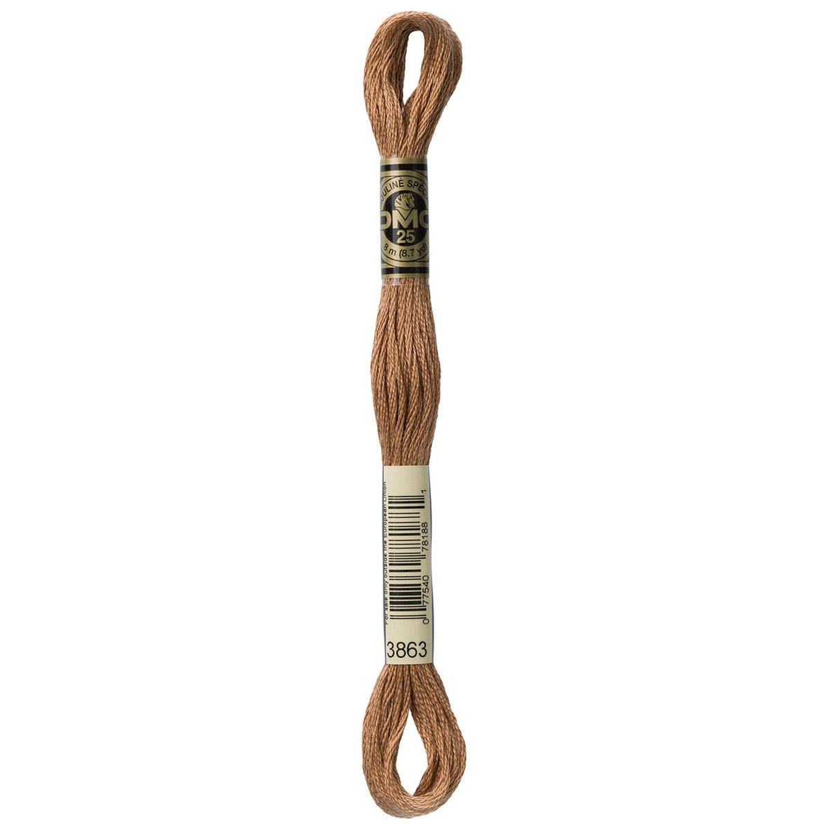 DMC embroidery floss – MED MOCHA BGE (3863)