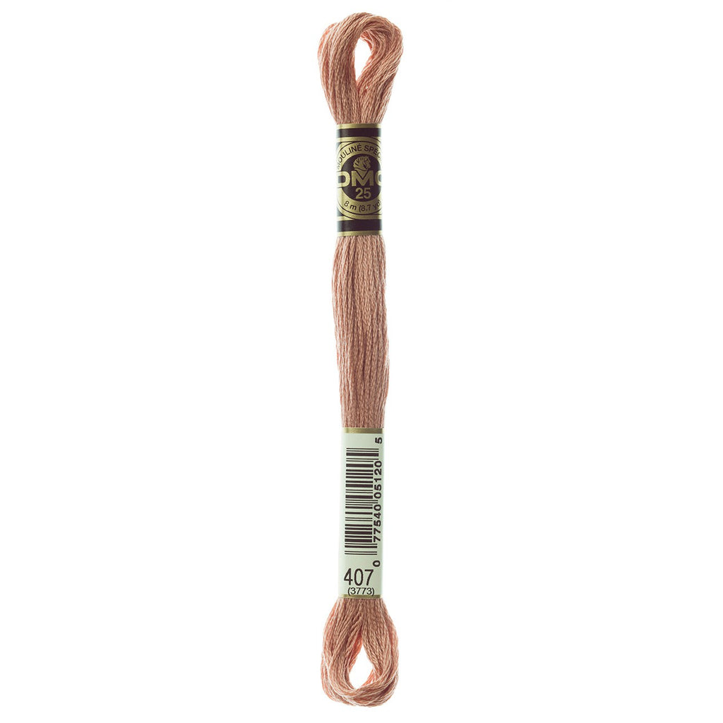DMC embroidery floss – DARK DESERT SAND (407)
