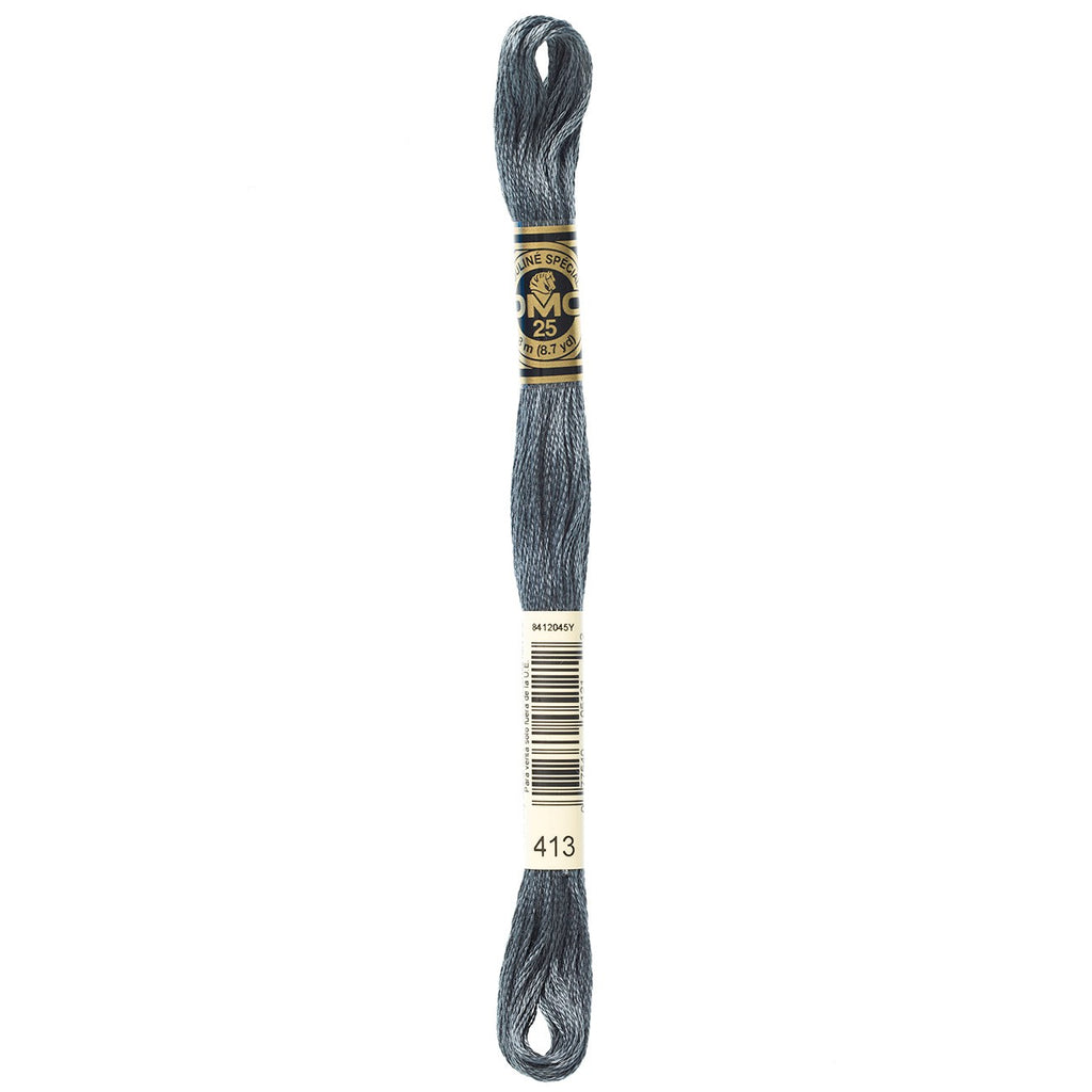 DMC embroidery floss – DARK PEWT GRY (413)