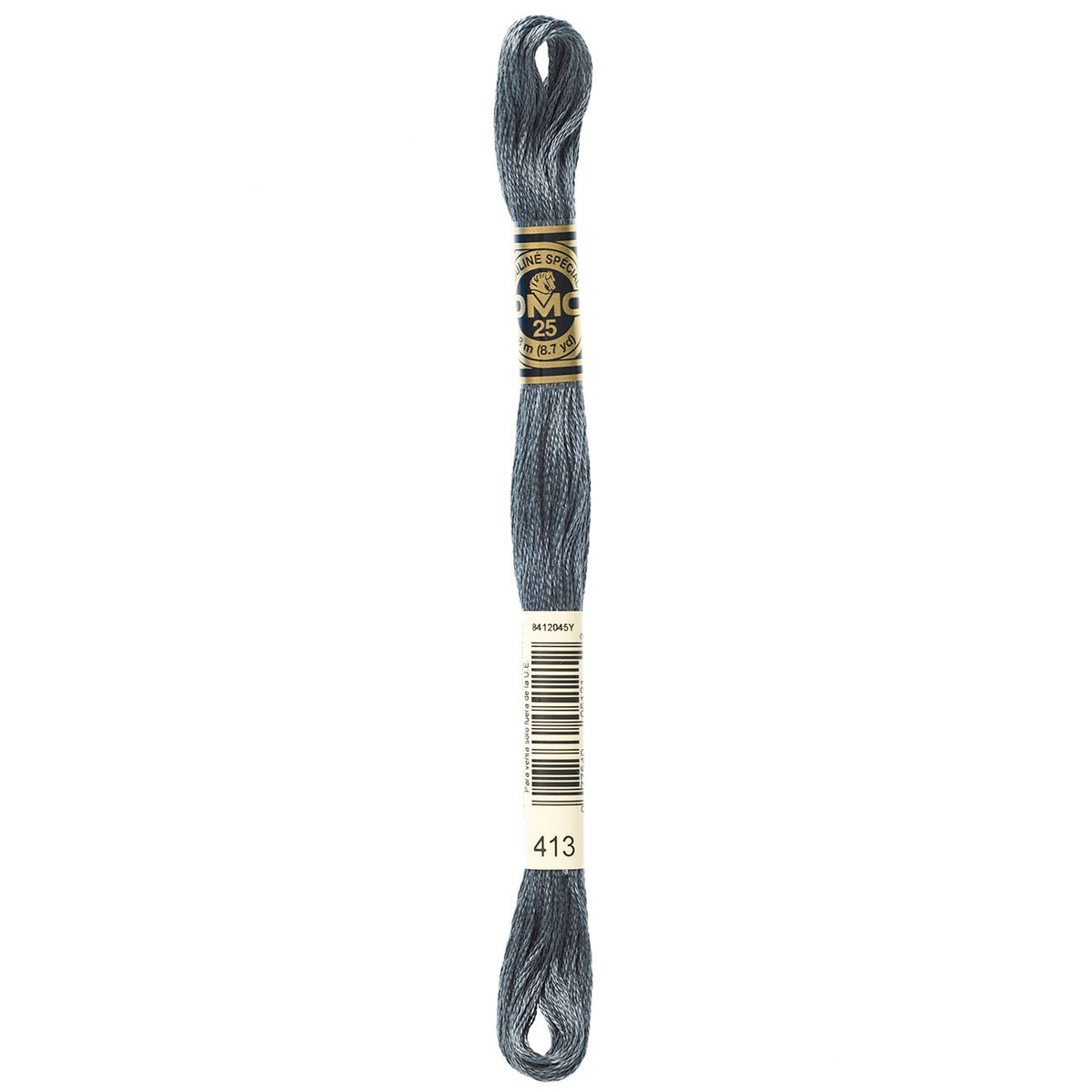 DMC embroidery floss – DARK PEWT GRY (413)