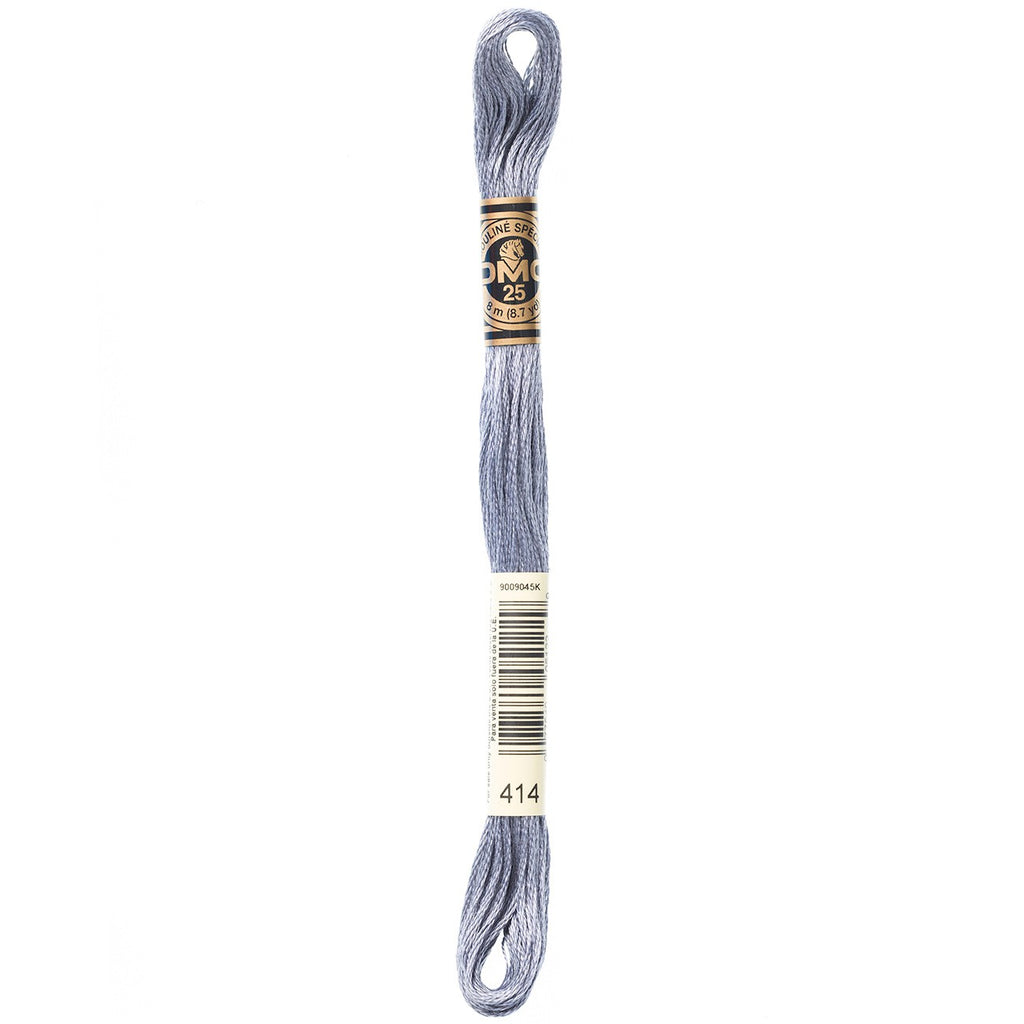 DMC embroidery floss – DARK STL GRY (414)
