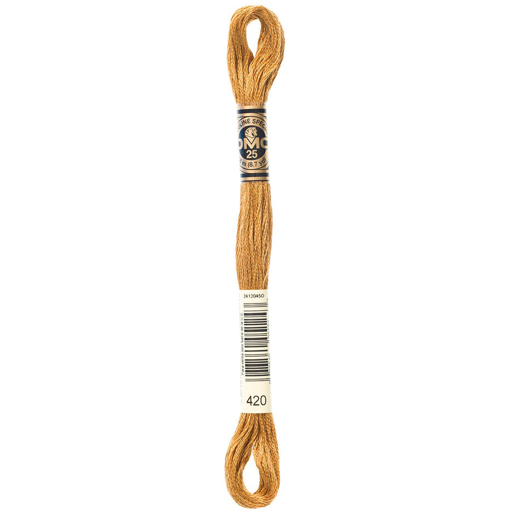 DMC embroidery floss – DARK HAZELNUT BRN (420)