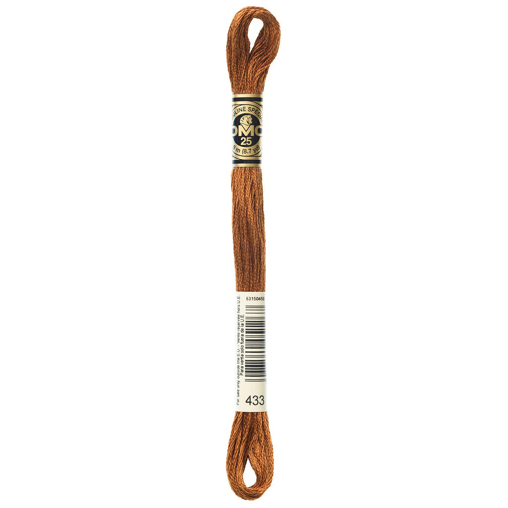 DMC embroidery floss – MED BRN (433)