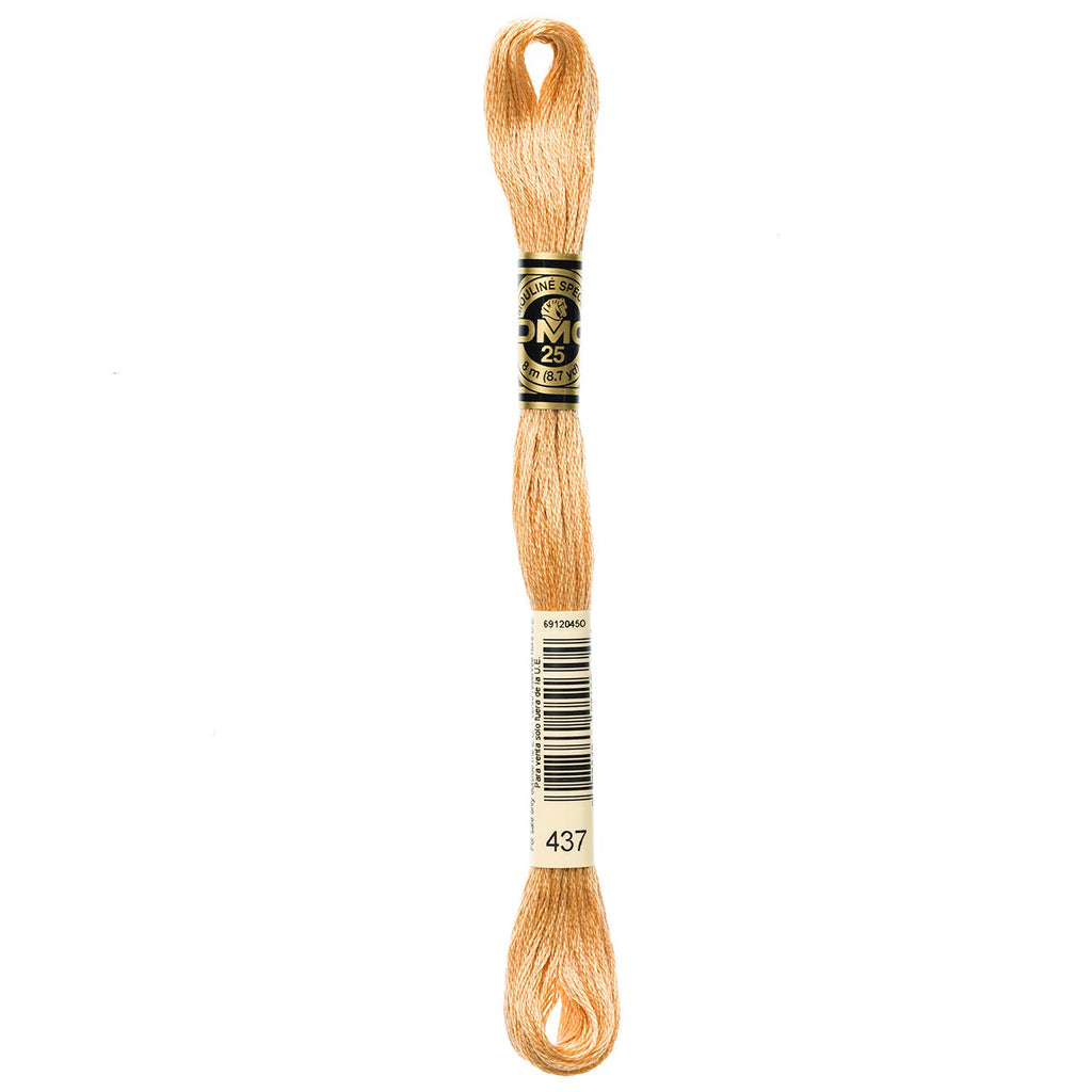 DMC embroidery floss – LIGHT TAN (437)