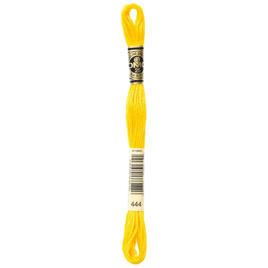 DMC embroidery floss – DARK LEMON (444)