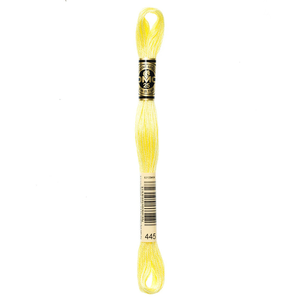 DMC embroidery floss – LIGHT LEMON (445)