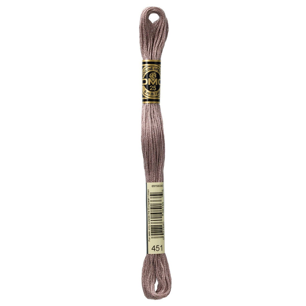 DMC embroidery floss – DARK SHELL GRY (451)