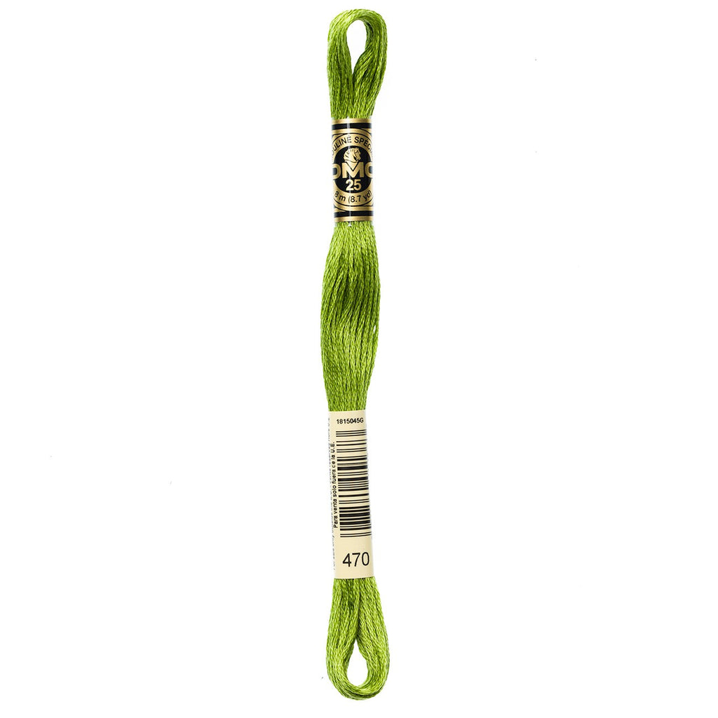 DMC embroidery floss – LIGHT AVOCADO GRN (470)