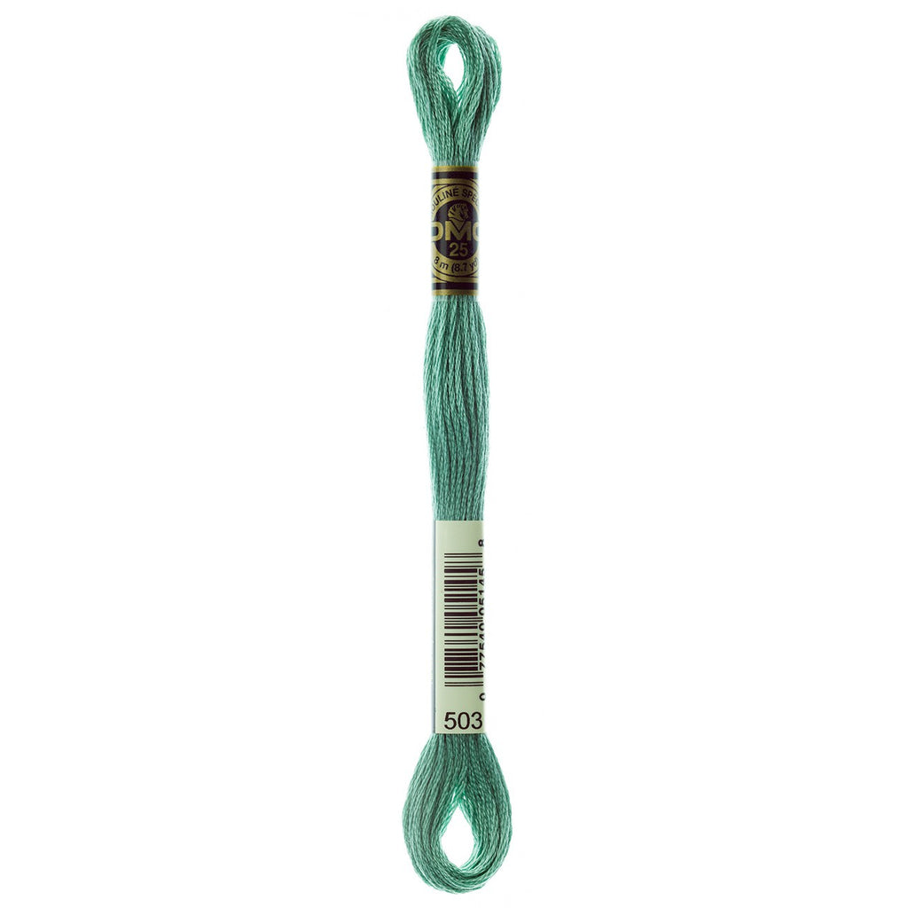 DMC embroidery floss – MED BLU GRN (503)