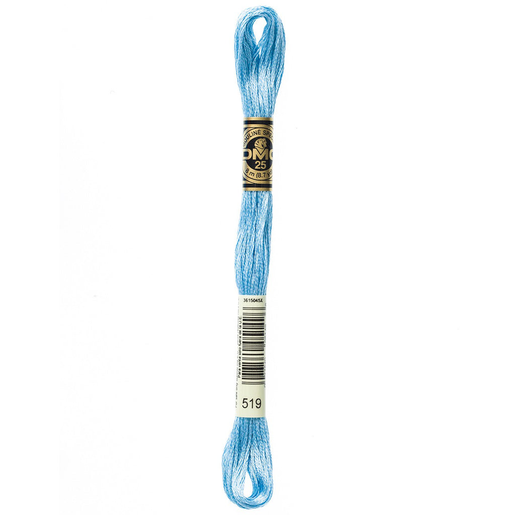 DMC embroidery floss – SKY BLU (519)