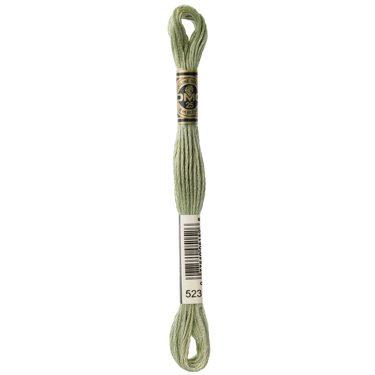 DMC embroidery floss – LIGHT FERN GRN (523)
