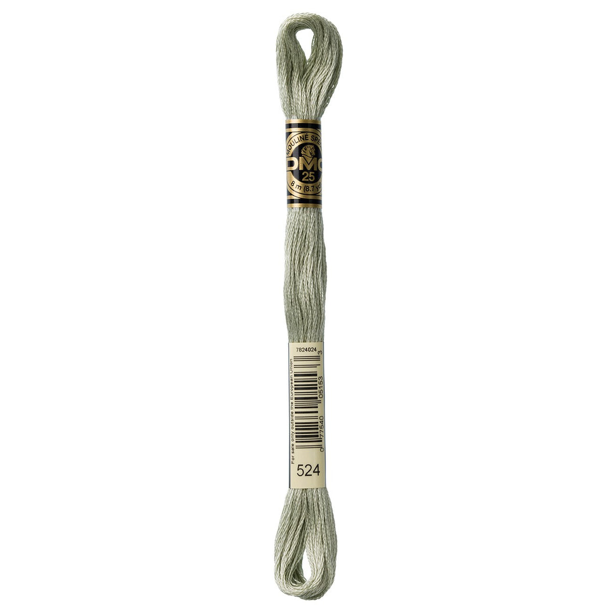 DMC embroidery floss – VERY LIGHT FERN GRN (524)
