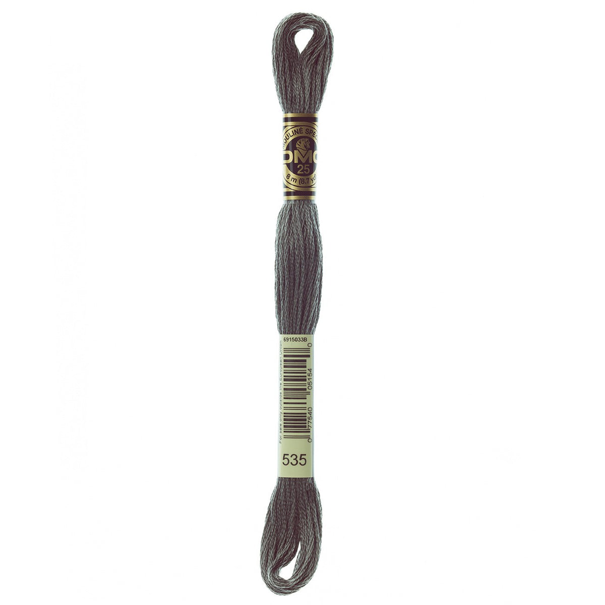 DMC embroidery floss – VERY LIGHT ASH GRY (535)