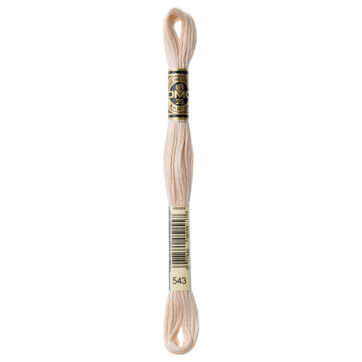 DMC embroidery floss – ULTRA VERY LIGHT BGE BRN (543)