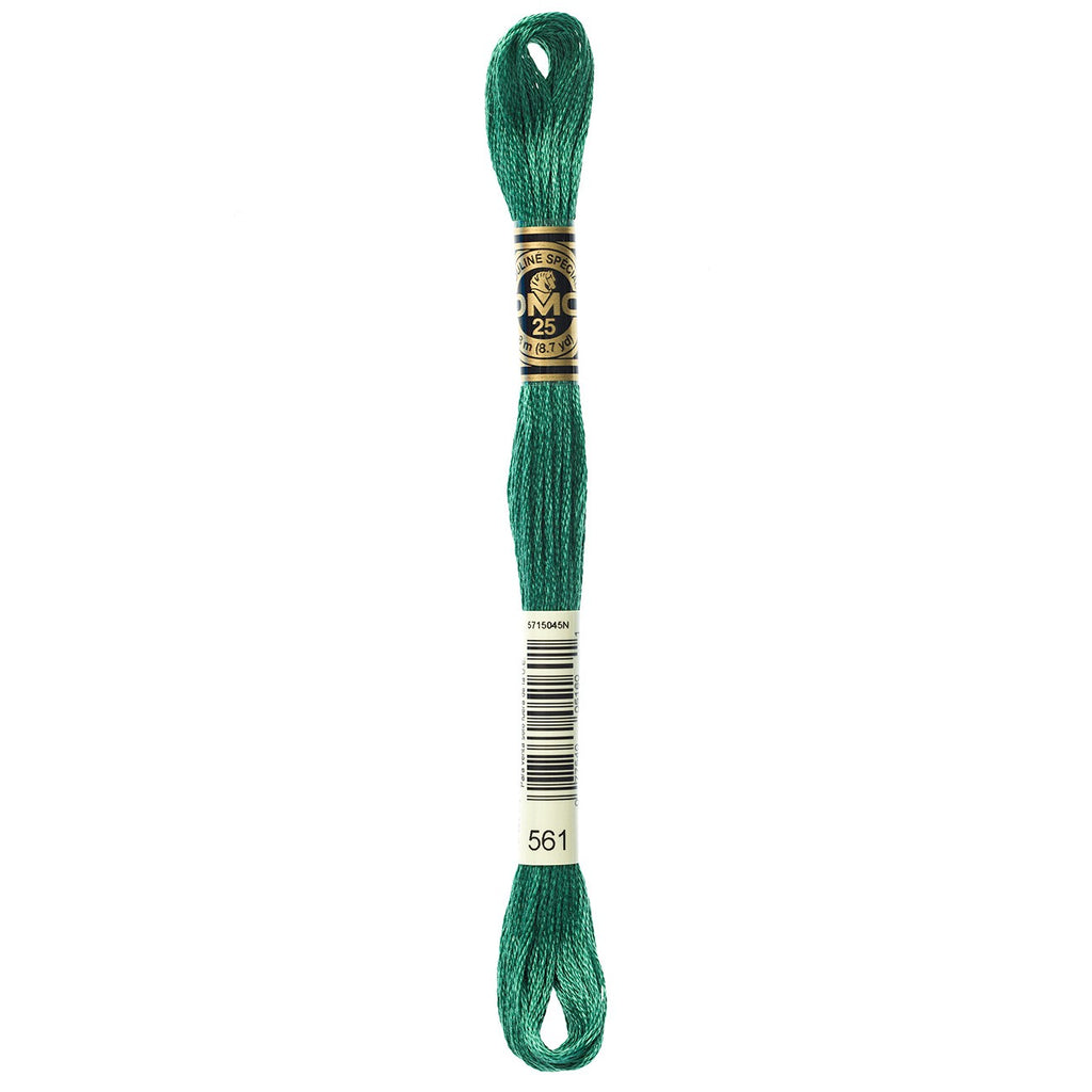 DMC embroidery floss – VERY DARK JADE (561)