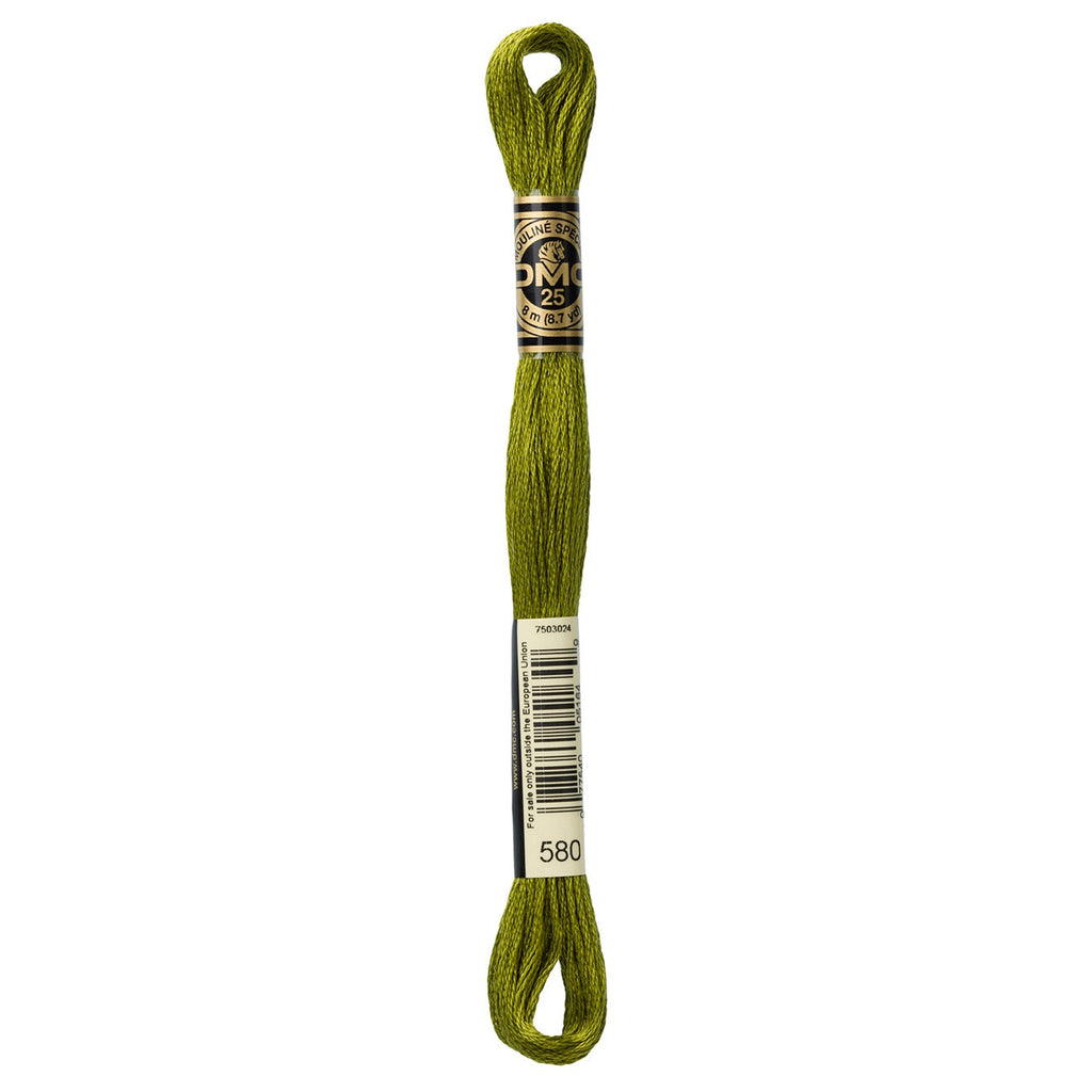 DMC embroidery floss – DARK MOSS GRN (580)