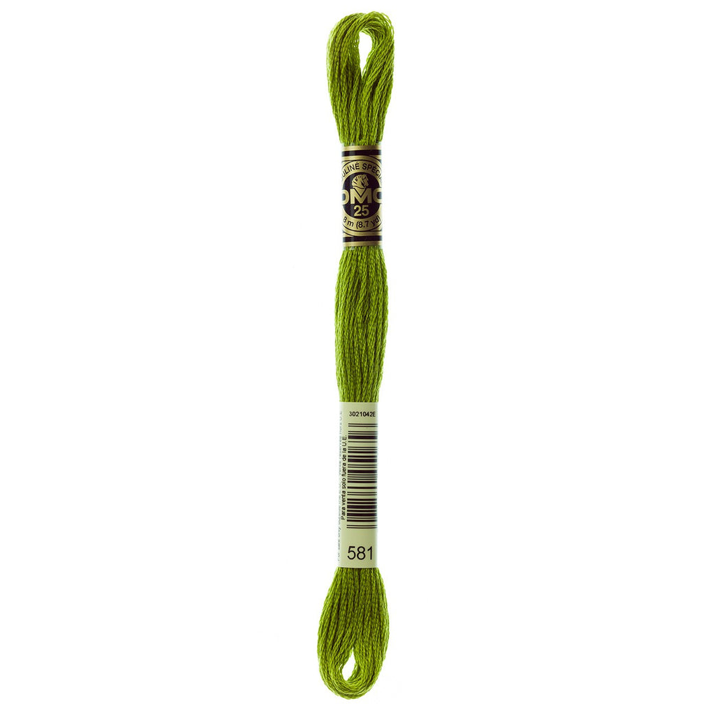 DMC embroidery floss – MOSS GRN (581)