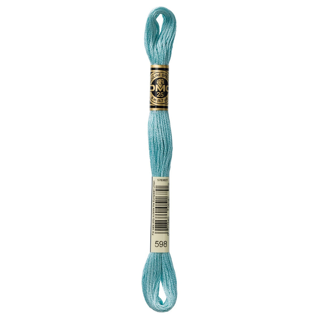 DMC embroidery floss – LIGHT TURQ (598)