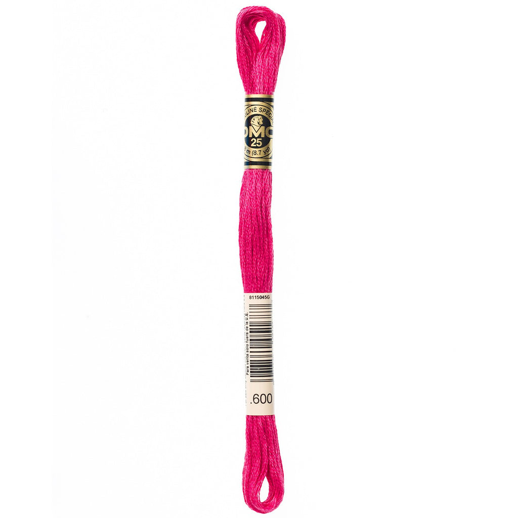 DMC embroidery floss – VERY DARK CRANBRY (600)