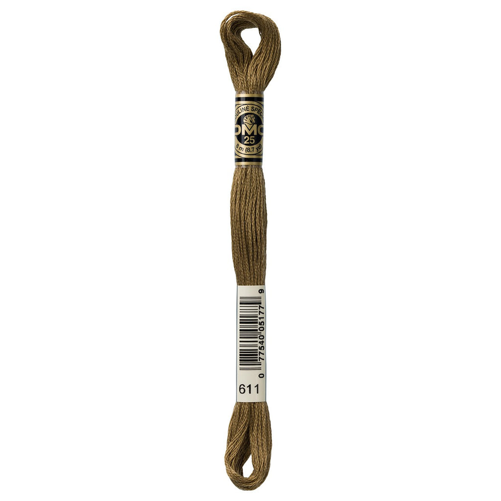 DMC embroidery floss – DRAB BRN (611)