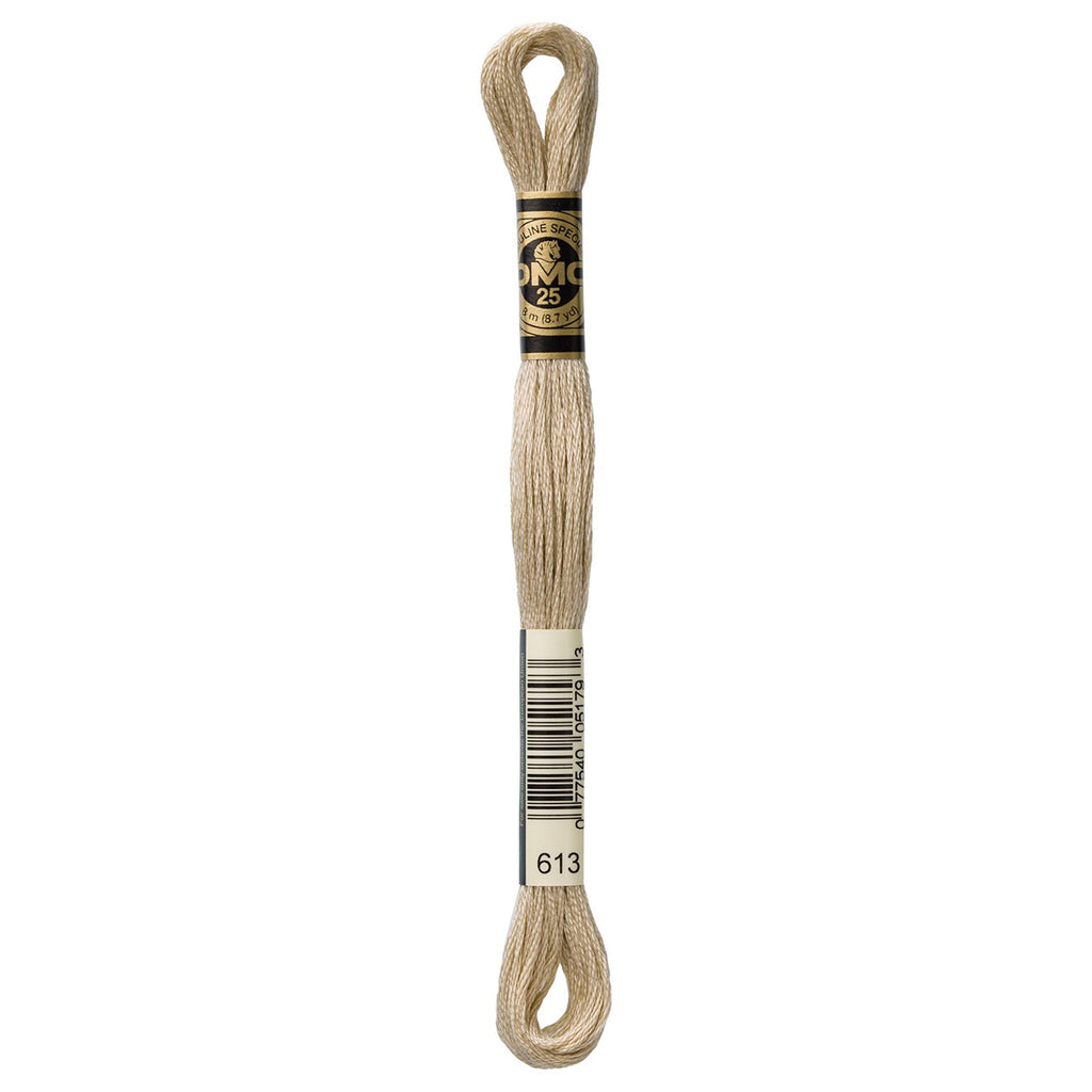 DMC embroidery floss – VERY LIGHT DRAB BRN (613)