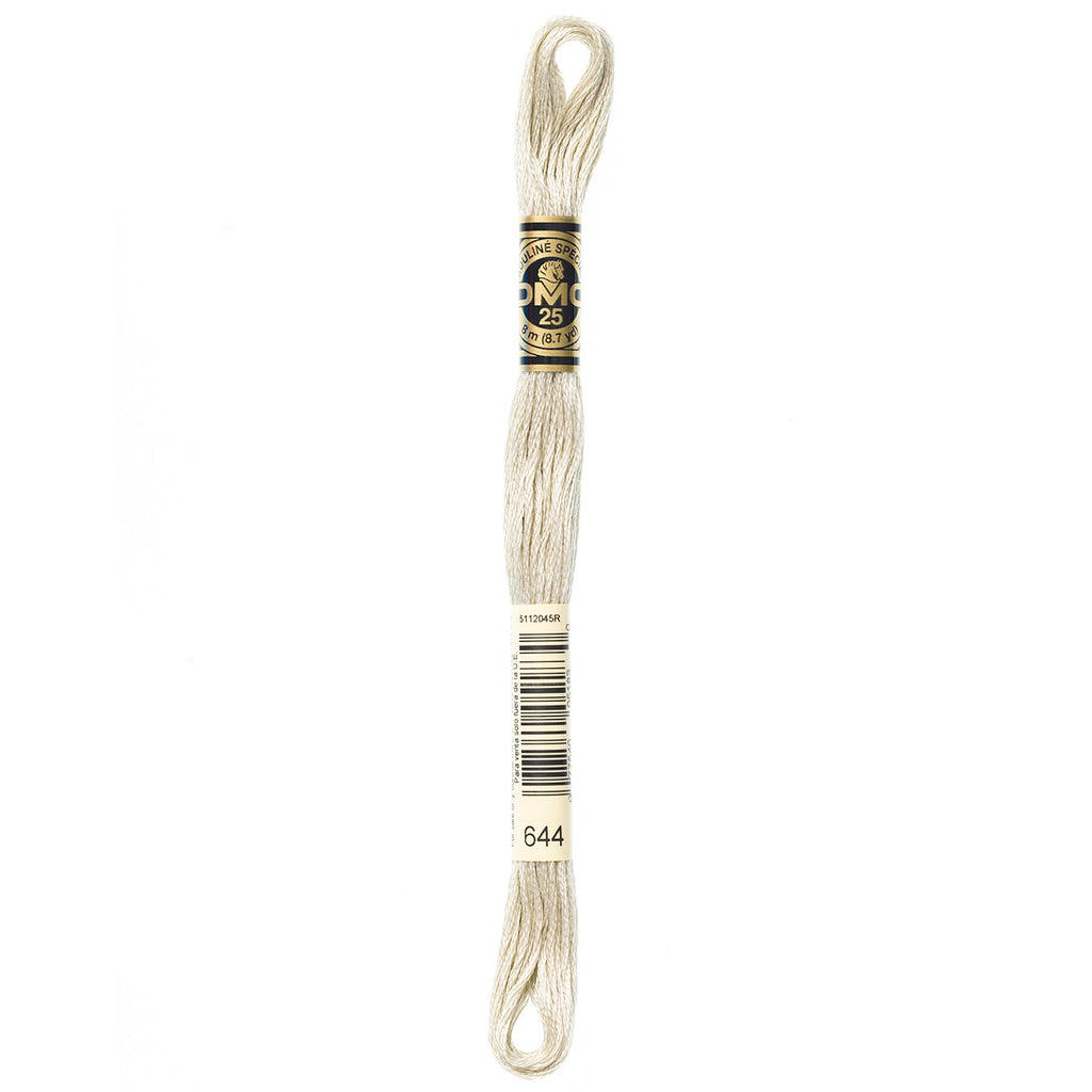 DMC embroidery floss – MED BGE GRY (644)