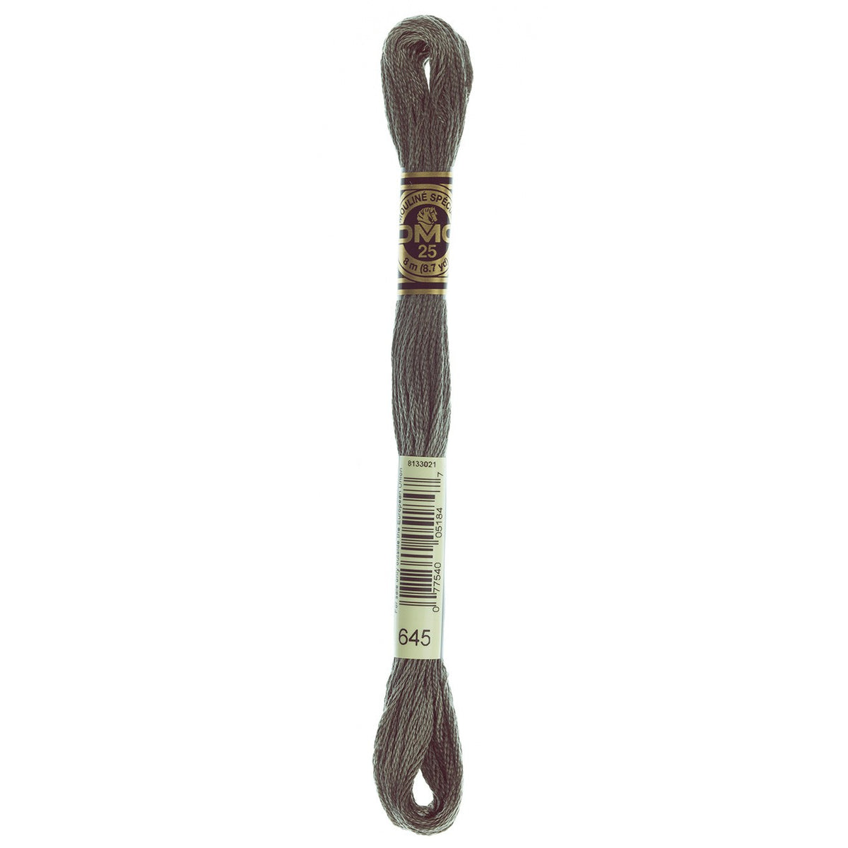 DMC embroidery floss – VERY DARK BEAVER GRY (645)