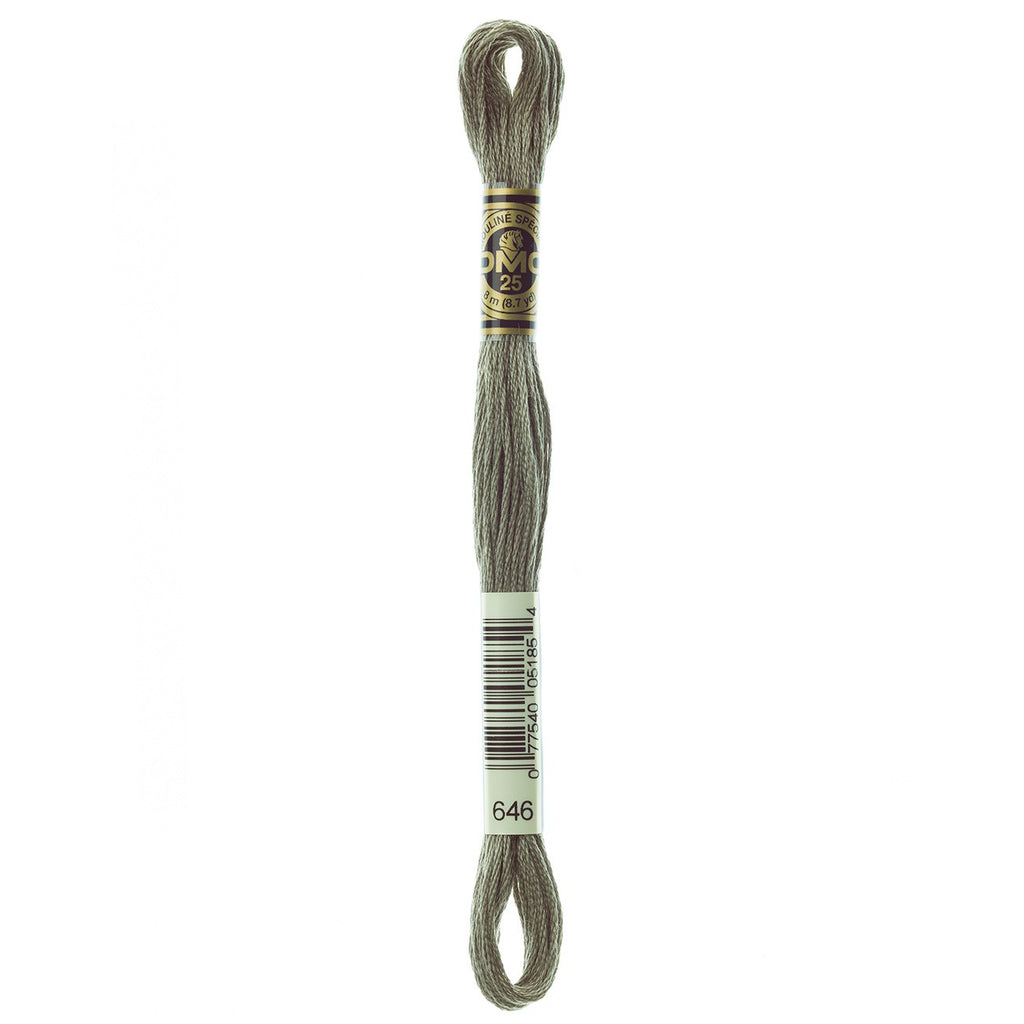 DMC embroidery floss – DARK BEAVER GRY (646)