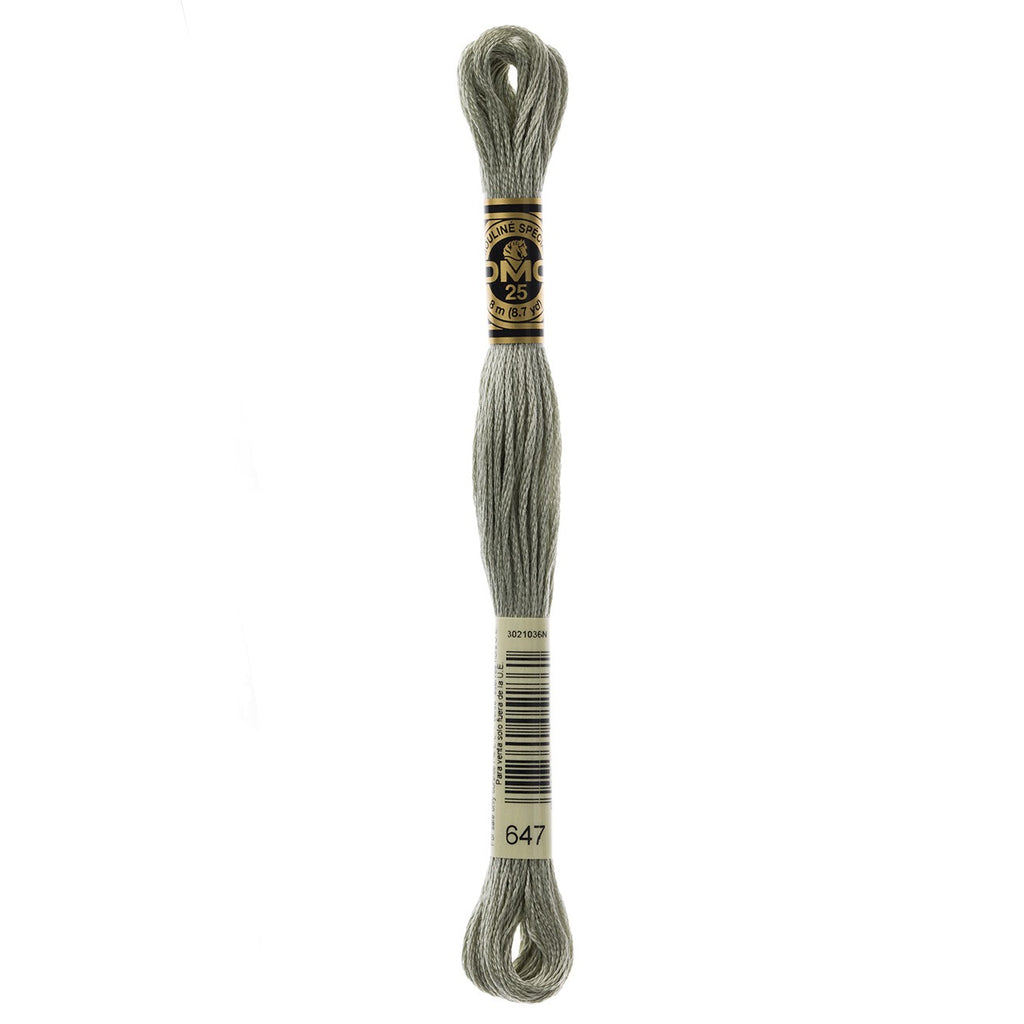 DMC embroidery floss – MED BEAVER GRY (647)