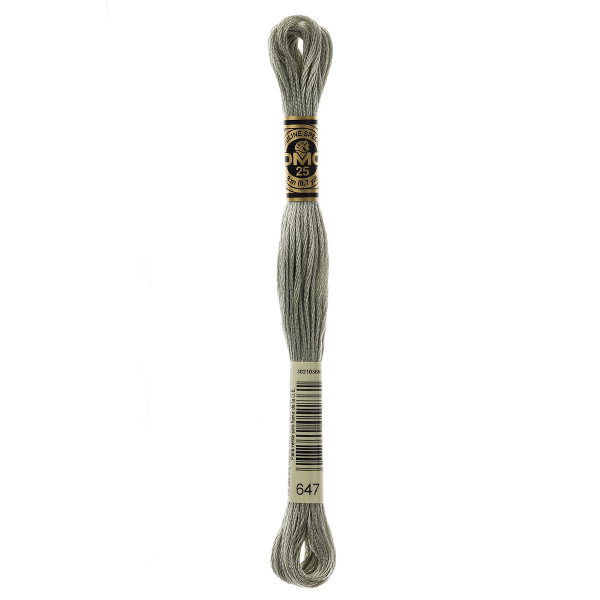 DMC embroidery floss – MED BEAVER GRY (647)