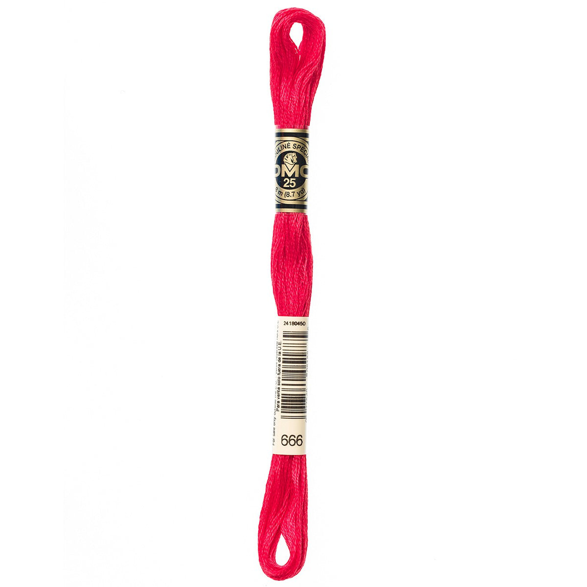 DMC embroidery floss – BRIGHT XMAS RED (666)
