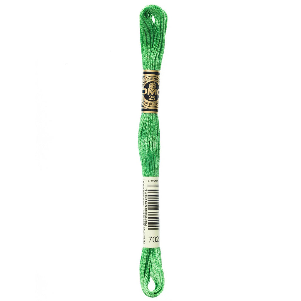 DMC embroidery floss – KELLY GRN (702)