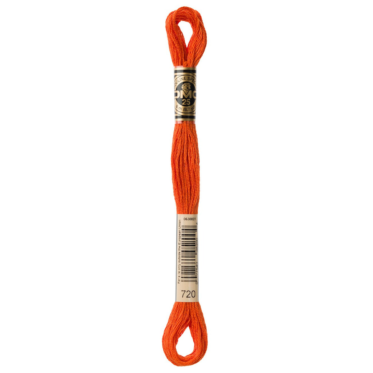 DMC embroidery floss – DARK ORG SPICE (720)