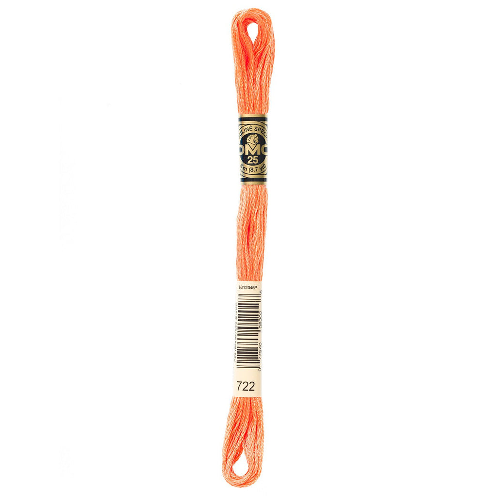 DMC embroidery floss – LIGHT ORG SPICE (722)