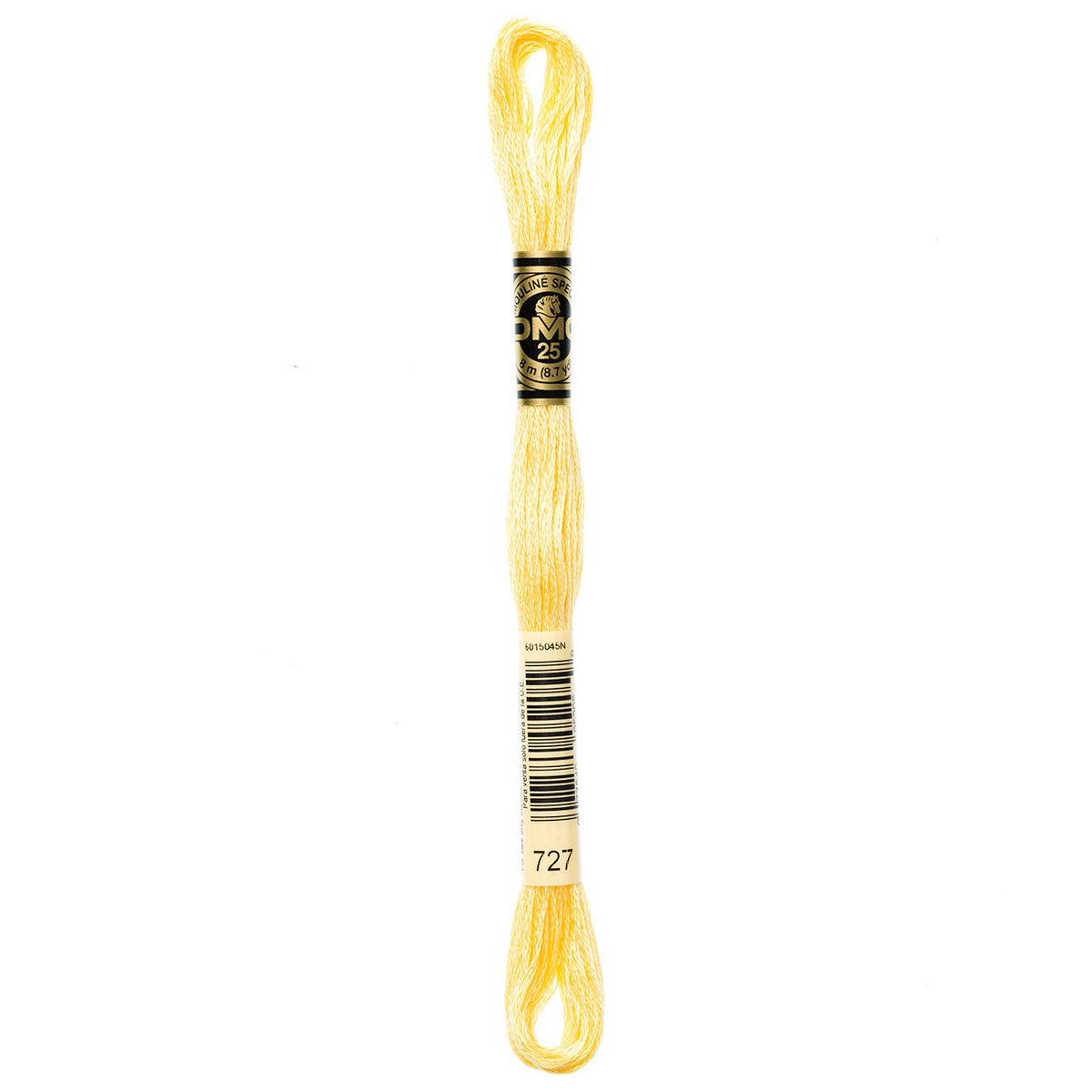DMC embroidery floss – VERY LIGHT TOPAZ (727)