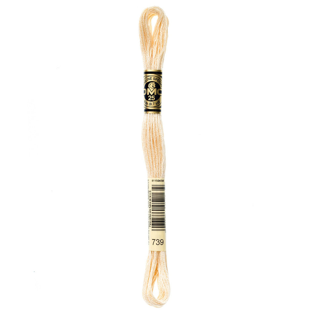 DMC embroidery floss – ULTRA VERY LIGHT TAN (739)