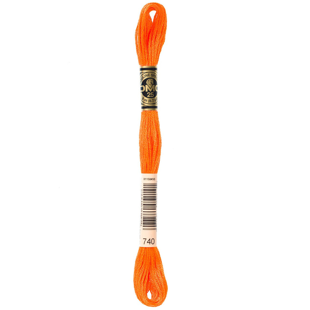 DMC embroidery floss – TANGERINE (740)