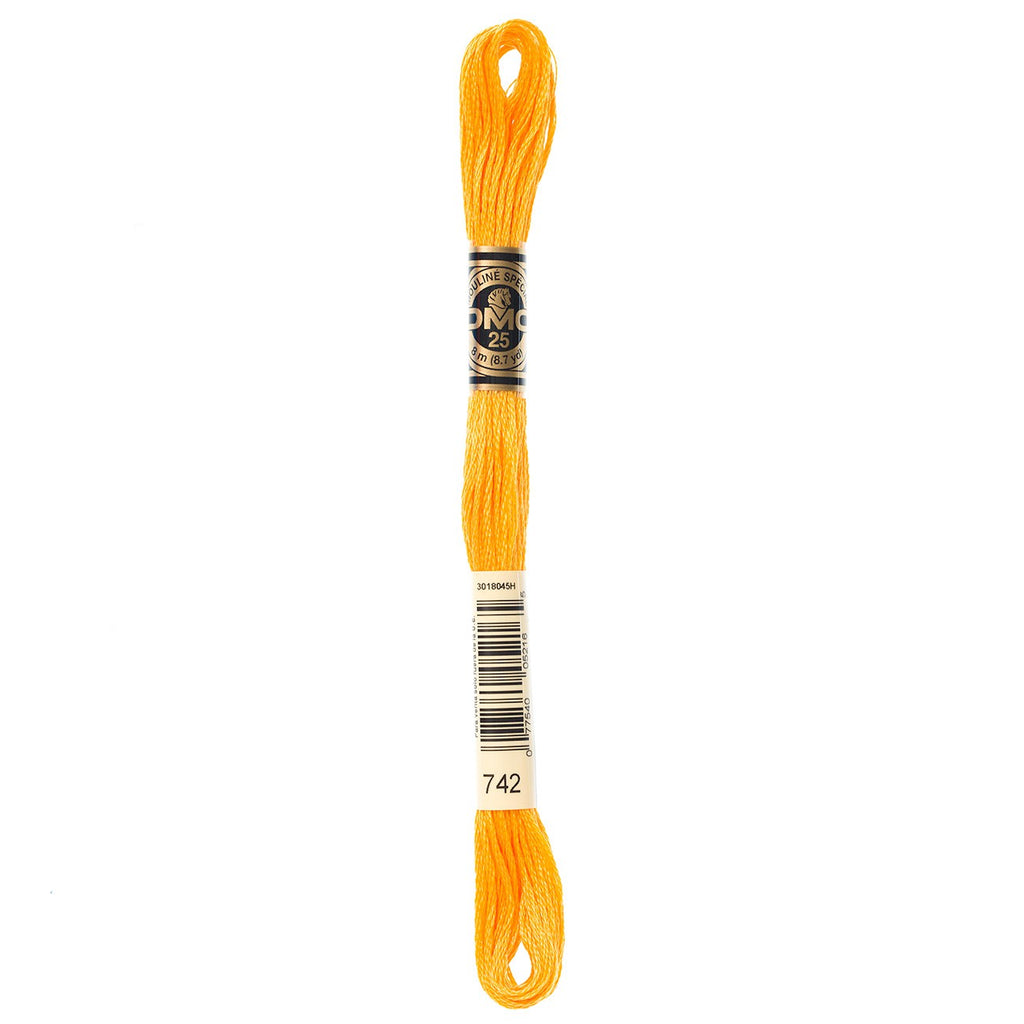 DMC embroidery floss – LIGHT TANGERINE (742)