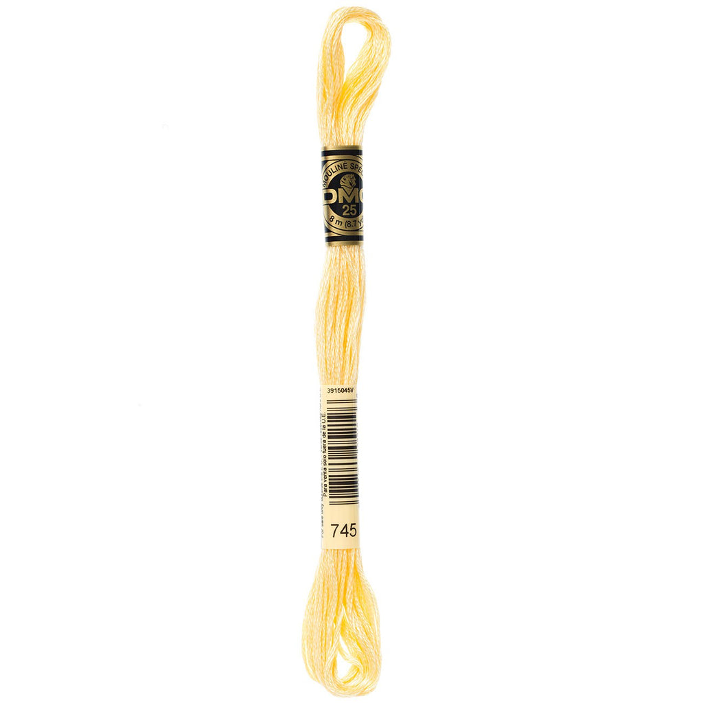 DMC embroidery floss – LIGHT PALE YLW (745)