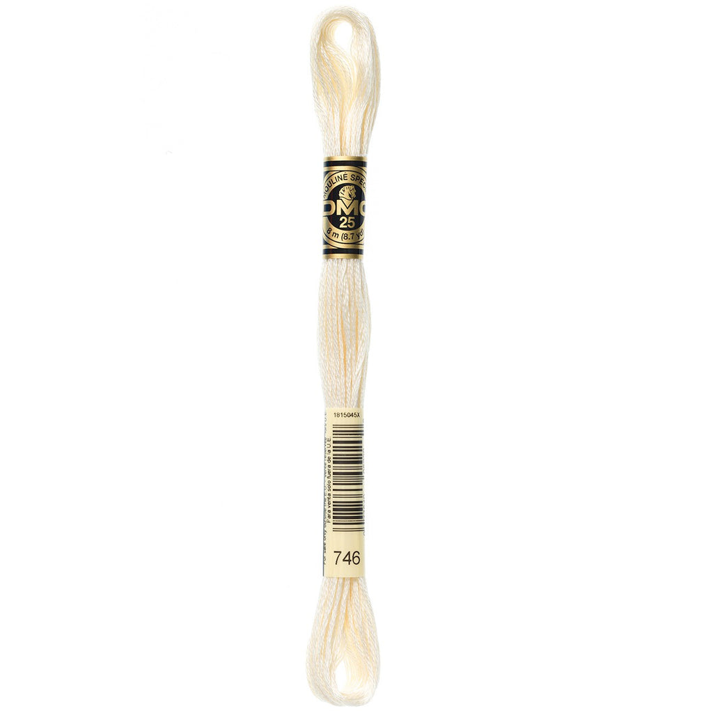DMC embroidery floss – OFF WHT (746)