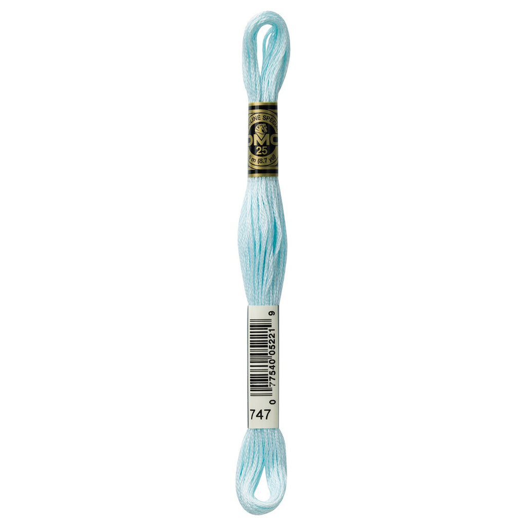DMC embroidery floss – VERY LIGHT SKY BLU (747)