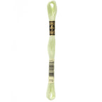 DMC embroidery floss – VERY LIGHT YLW GRN (772)