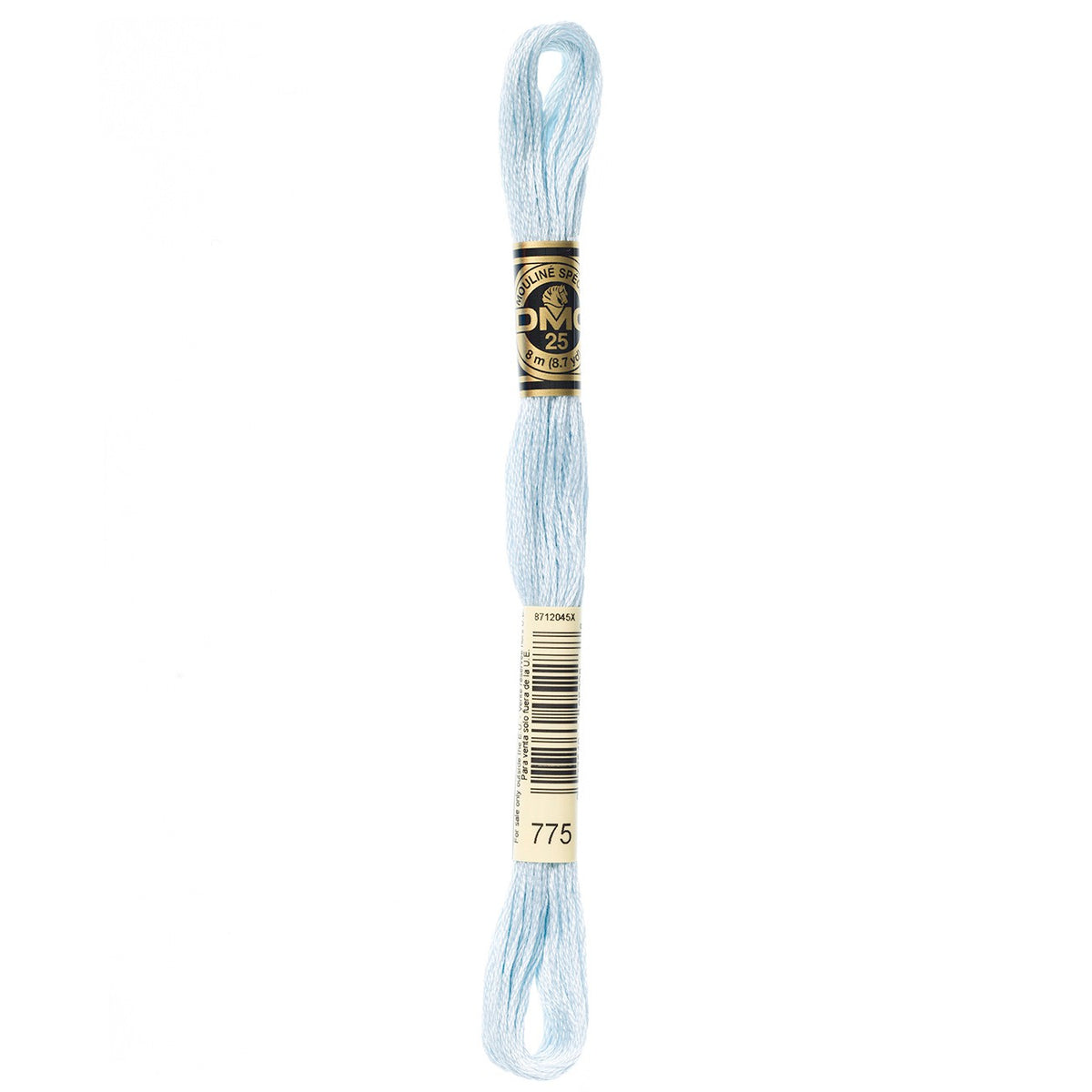 DMC embroidery floss – VERY LIGHT BABY BLU (775)