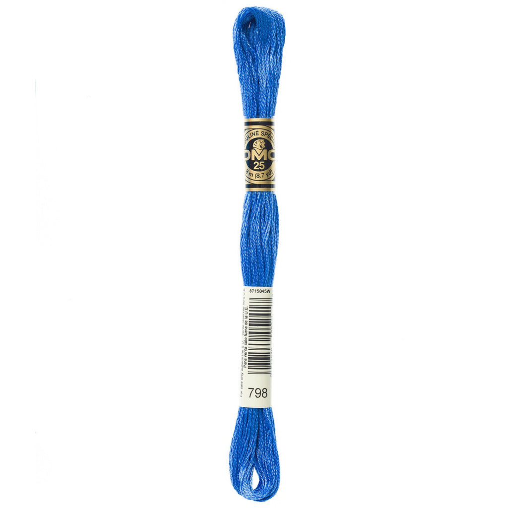 DMC embroidery floss – DARK DELFT BLU (798)