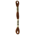 DMC embroidery floss – DARK COFFEE BRN (801)