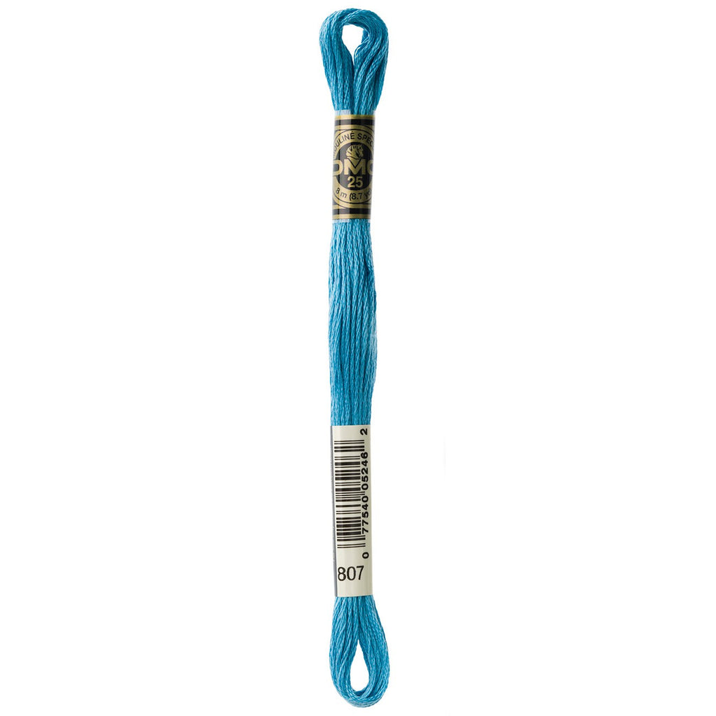DMC embroidery floss – PEACOCK BLU (807)