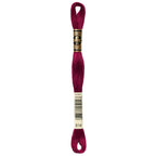 DMC embroidery floss – DARK GARNET (814)