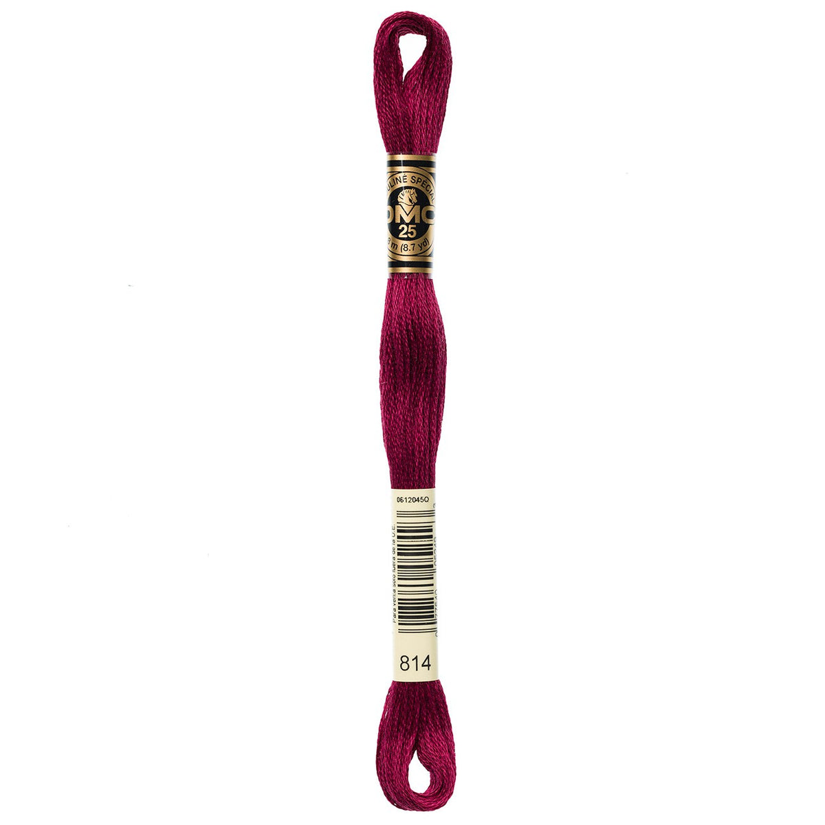 DMC embroidery floss – DARK GARNET (814)