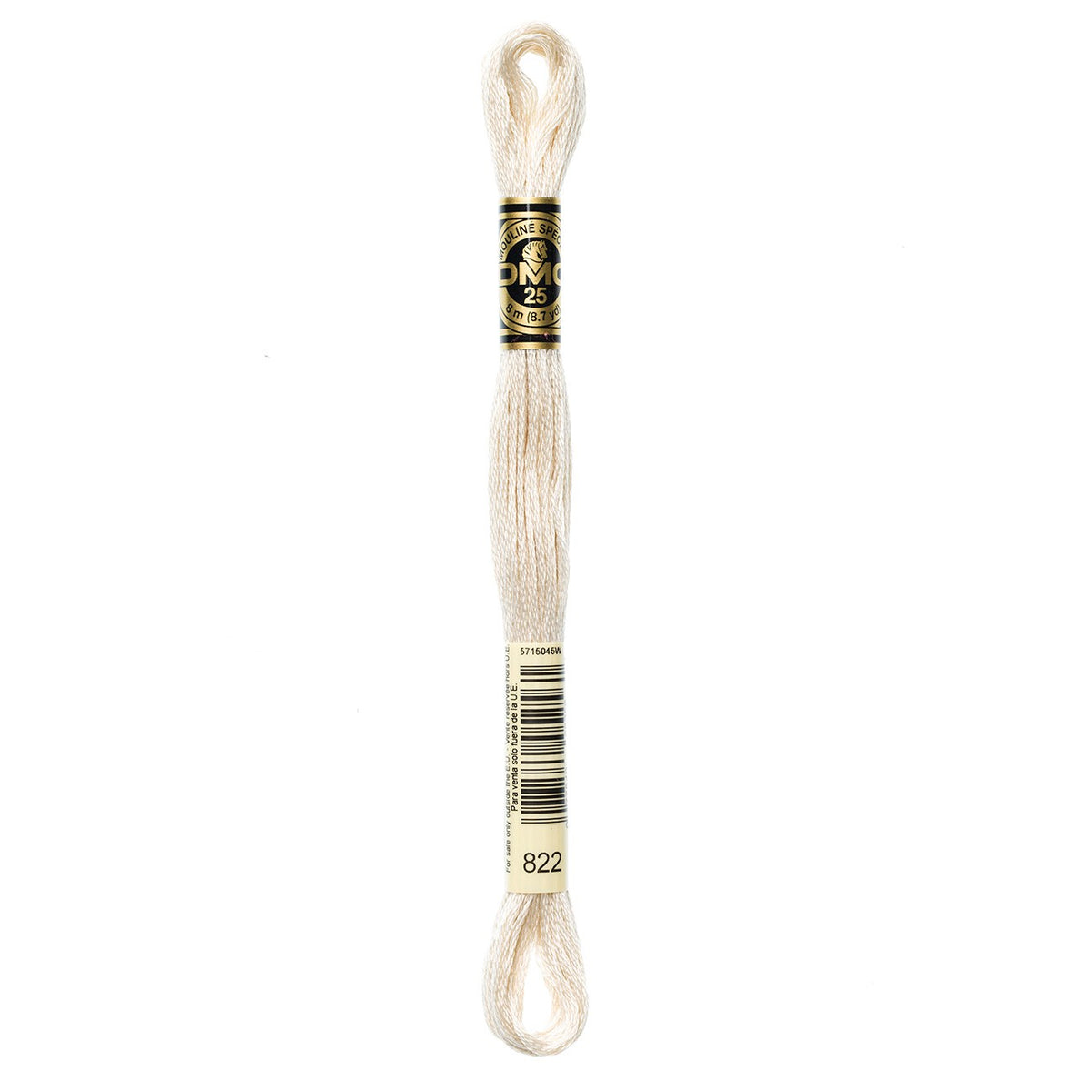 DMC embroidery floss – LIGHT BGE GRY (822)