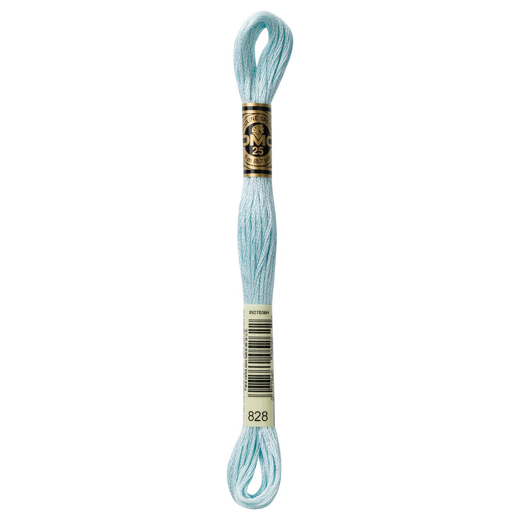 DMC embroidery floss – ULTRA VERY LIGHT BLU (828)